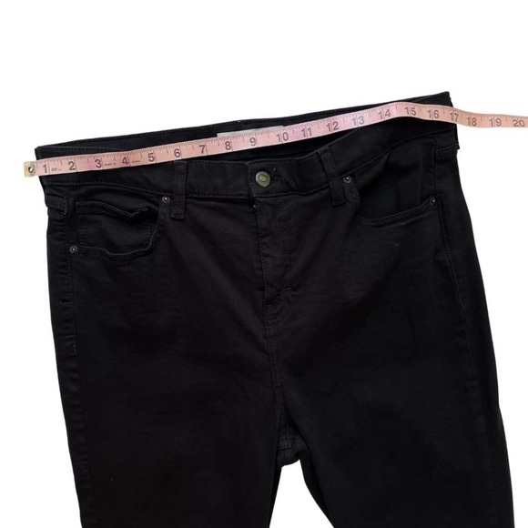 TOPSHOP Moto Jamie Petite High Waist Black Jeans W34L30 - Picture 5 of 12